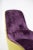 Set of Vintage Wooden Armchairs in Purple and Green Velvet For Sale - Image 6 of 11