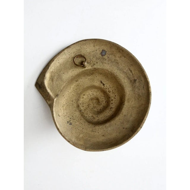 Mid Century Brass Wall Sconce For Sale - Image 6 of 9