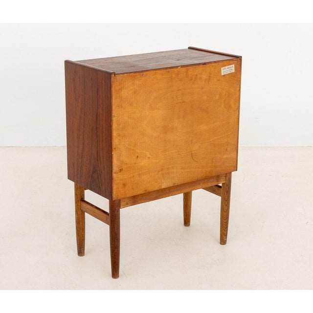 Brown Mills-Denmark Danish Modern Walnut End Table For Sale - Image 8 of 10
