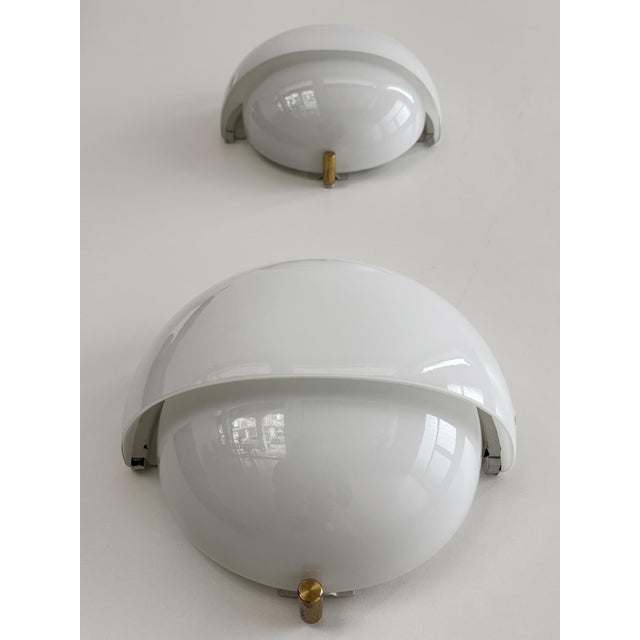 Metal Mania Wall Lamps by Vico Magistretti for Artemide, 1960s, Set of 2 For Sale - Image 7 of 12