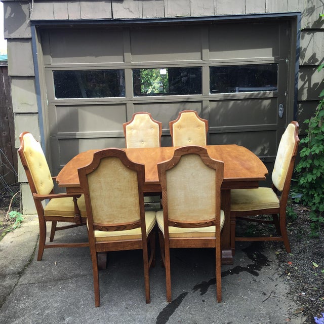 1960s Bassett Mid-Century Dining Set | Chairish