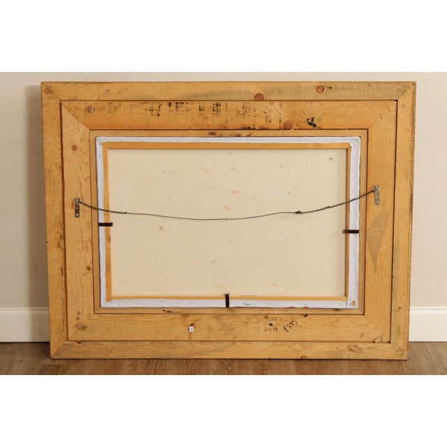 Impressionist Painted Floral Still Life, Signed 'T. Denver' For Sale - Image 12 of 13