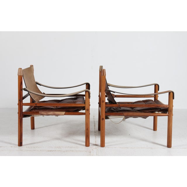 Mid-Century Modern Scirocco 2 Safari Chairs from Norell AB, Sweden, 1970s, Set of 2 For Sale - Image 3 of 15