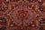 Heriz Rug 9'9'' X 12'6'' Red Wool Vintage Tribal Hand-Knotted Oriental Carpet For Sale In Philadelphia - Image 6 of 15