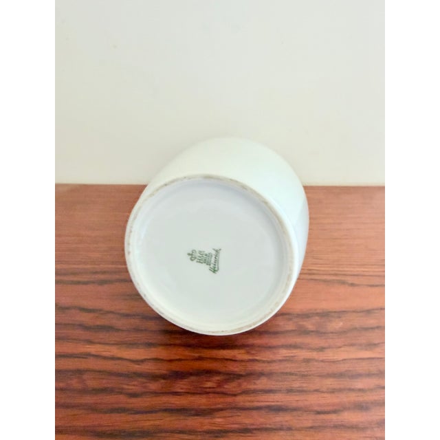 German Glazed Porcelain Vase from H&G Seb Heinrich, 1970s For Sale - Image 6 of 7