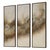 Kenneth Ludwig Chicago Smoke Break Hand Painted Modern Art Set/3 For Sale - Image 4 of 7