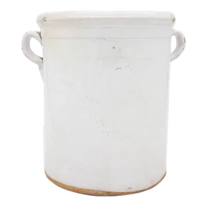 Antique Stoneware Urn With Handles