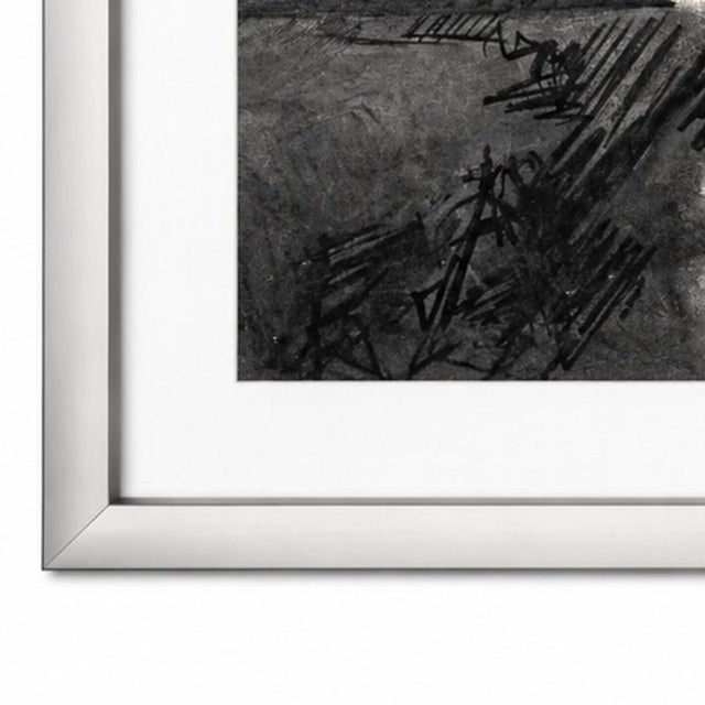 Modern Armando Alves, Abstract Composition, Mixed Media on Paper For Sale - Image 3 of 6