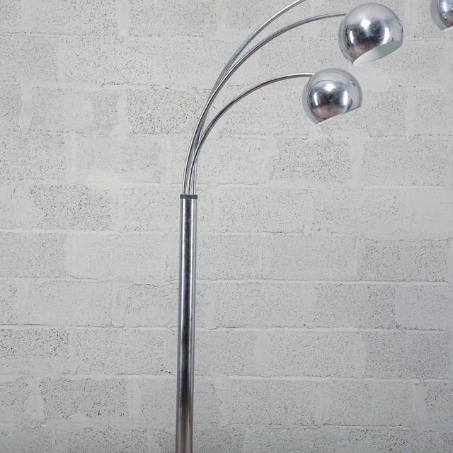 Three-Light Floor Lamp attributed to Goffredo Reggiani, 1970s For Sale - Image 13 of 18