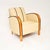 Art Deco Swedish Leather and Satin Birch Armchairs, 1930s, Set of 2 For Sale - Image 6 of 13