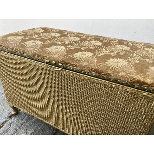 1950s Vintage Blanket Box or Ottoman from Lloyd Loom, 1950s For Sale - Image 5 of 11