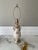 Pink Vintage Pink and Gold Wild Rose Lamp Completely Restored For Sale - Image 8 of 12