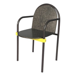 Italian Modern Formica Chair attributed to Martine Bedin for Memphis, 1980s For Sale