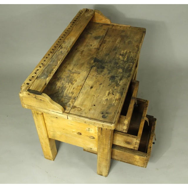 Wood Work Table from Shuemaker, 1930s For Sale - Image 7 of 11