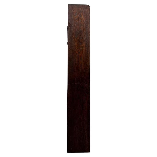 Industrial Antique Early 20th Century Industrial Oak Open Bookcase For Sale - Image 3 of 8
