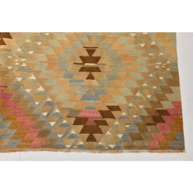 Vintage Kilim Rug For Sale - Image 9 of 11