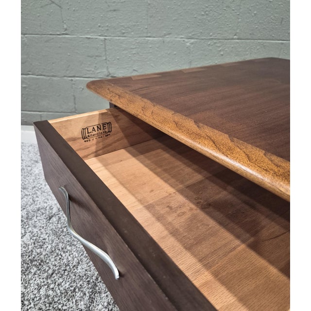 Refinished Lane Acclaim End Table With Drawer, Mid-Century Modern, C. 1960 For Sale - Image 6 of 9