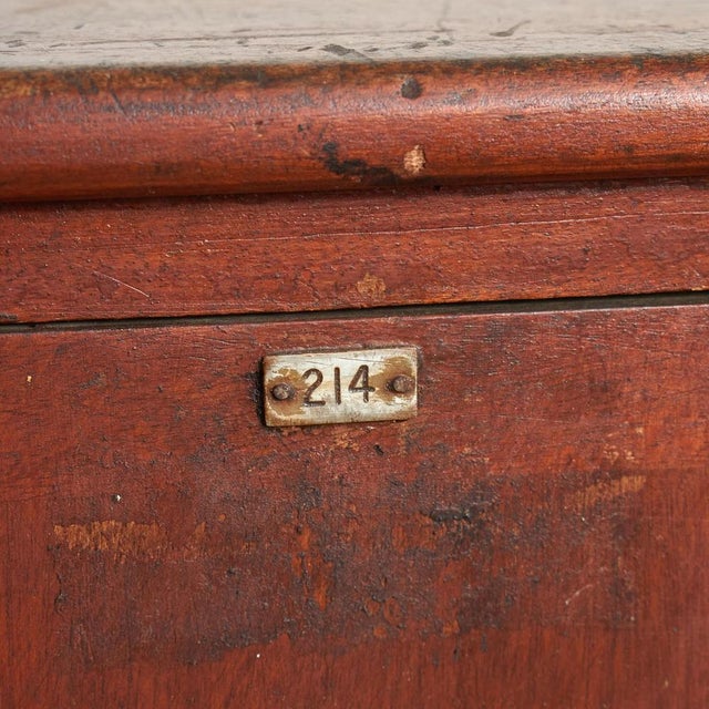 Vintage Wooden Storage Lockers, 1950s For Sale - Image 6 of 13