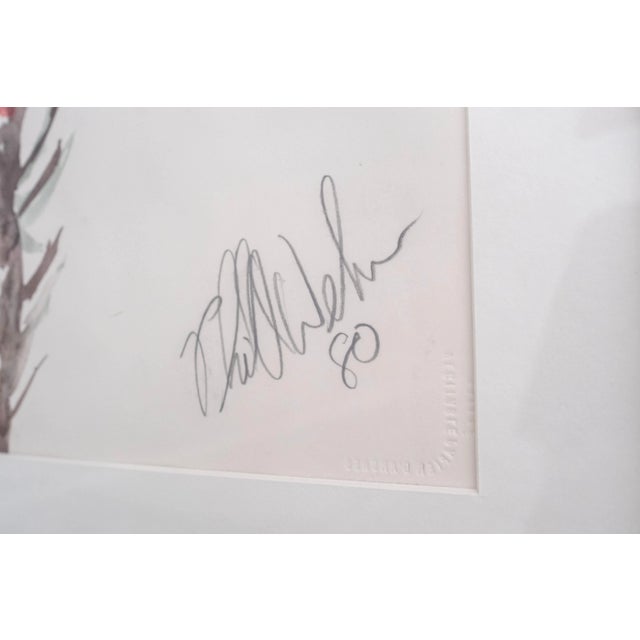 Age: c1980 Details: Bold colors and deft strokes representing snapdragons in a gold tone frame. Signed and dated 80...