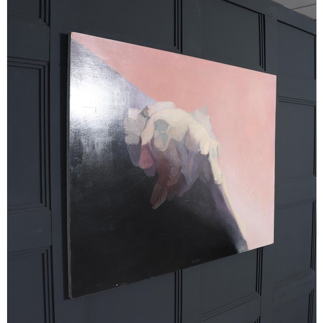 J. Dupain, Abstract Composition, 1960, Oil Painting on Board For Sale - Image 6 of 9