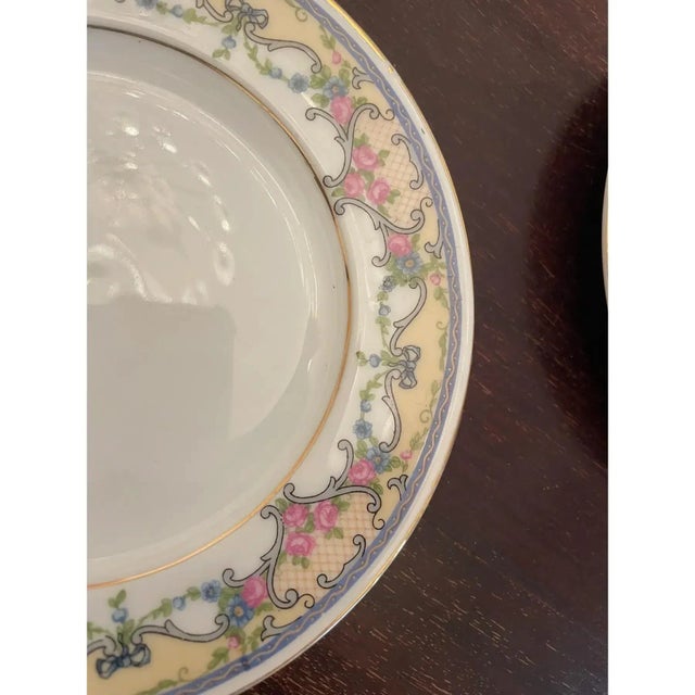 Ceramic Mid 20th Century China Salad/Dessert Plates - Set of 7 For Sale - Image 7 of 7