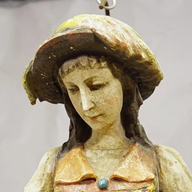 Hanging Piece of a Medieval Lady, 1900s For Sale - Image 10 of 12