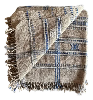 Akriti Sand Wool Throw
