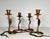 Mid Century Anglo-Indian Brass Cobra Candlestick Collection For Sale - Image 4 of 18