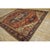Late 19th Century 1880s Square Antique Red Geometric Anchor Medallion Persian Serapi Rug For Sale - Image 5 of 9