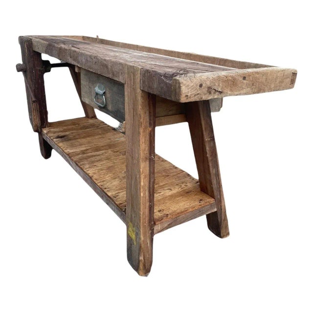 Antique Violin Maker's Workbench For Sale - Image 4 of 18