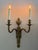 Antique French Louis XVI Style Twin-Light Wall Sconces - Gilt Bronze Ormolu Neoclassical Double Arm Wall Lights, Late 19th Century - Pair For Sale - Image 4 of 18