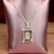 Natural Smoky Topaz Diamond Necklace 20" 14k Gold 38.38 TCW Certified For Sale - Image 4 of 16