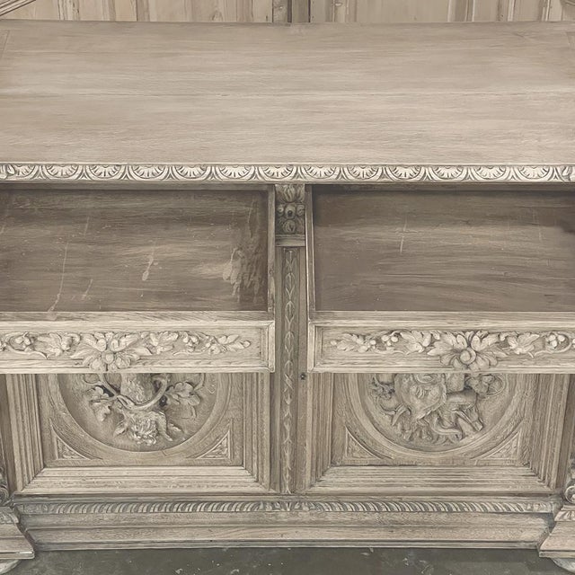 19th Century French Renaissance Revival Hunt Buffet For Sale - Image 11 of 18