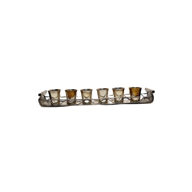 Postmodern Postmodern Liquor Set from Imago Artis, Poland, 1970s, Set of 7 For Sale - Image 3 of 14