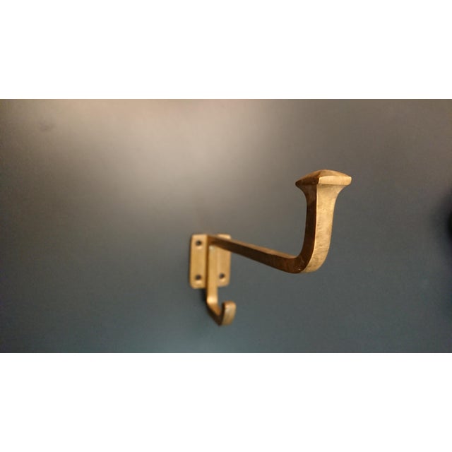 Vintage Brass Coat Hanger by Joze Plecnik, 1920s For Sale - Image 4 of 4