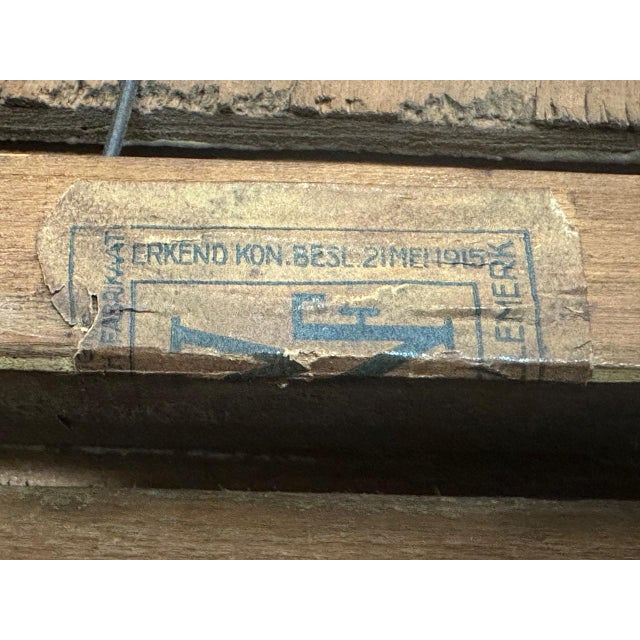 Hersmann, Dutch Landscape, Oil on Board, 1910s, Framed For Sale - Image 11 of 12