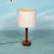 Contemporary Vintage Danish Teak Table Lamp from Domus For Sale - Image 3 of 18