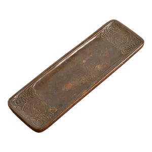 Tiffany Studios New York "Zodiac" Bronze Pen Tray