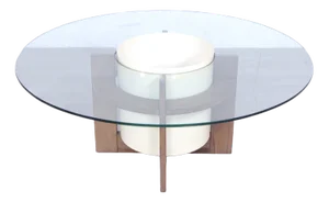 Coffee Table with Artemides Giano Holder