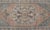 Vintage Turkish Oushak Rug With Soft Peach Field and Pale Aqua Accents For Sale In Atlanta - Image 6 of 8