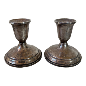 Towle Sterling Silver Weighted Candlesticks (Pair)