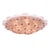 Carlo Nason Pink Venetian Glass Flush Mount by Carlo Nason, Murano, Italy For Sale - Image 4 of 9