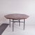 Wood Inlaid Hexagonal Wooden Table with Tubular Metal Base, 1960s For Sale - Image 7 of 8