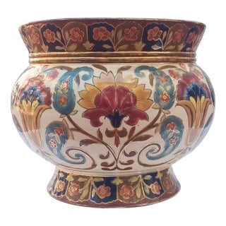 Vintage Ceramic Planter from Fischer Budapest, 1920s For Sale