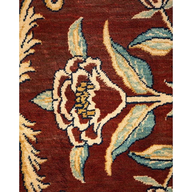 Traditional Eclectic, One-of-a-Kind Hand-Knotted Area Rug in Red, 5' 9" x 8' 10" For Sale - Image 3 of 8