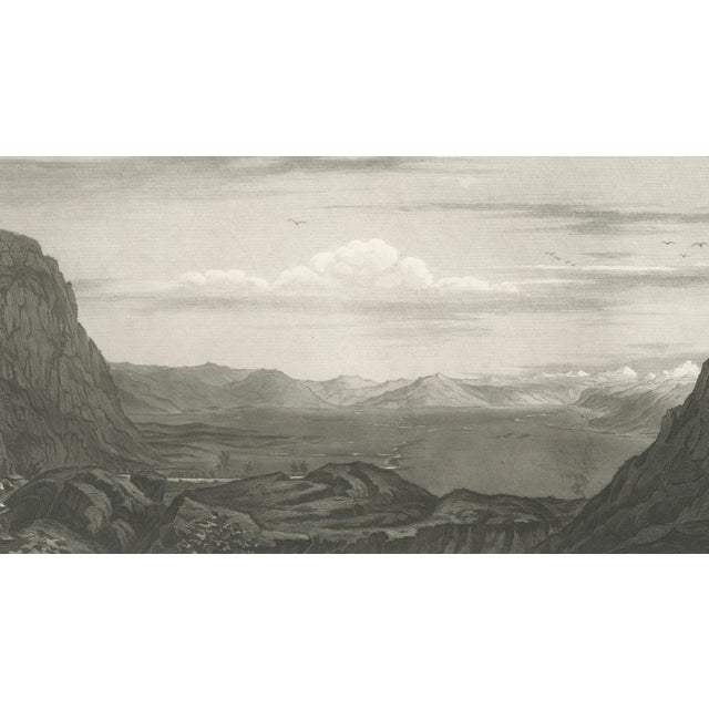 F.W. Egloffstein, Utah Landscape, Round Prairie & Timpanogos Valley, 1861, Print For Sale - Image 4 of 10