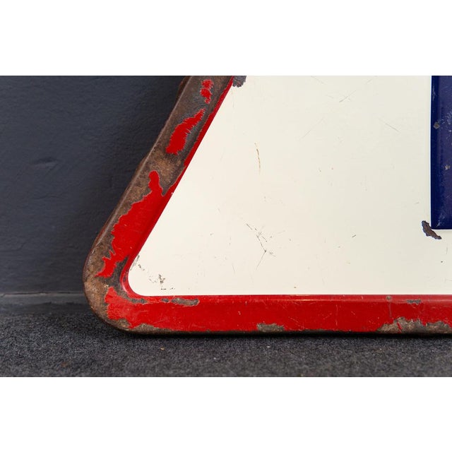 Street Sign in Sheet Metal from Vitracier/Neuhaus For Sale - Image 3 of 9