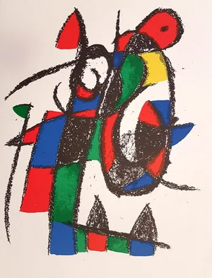 Joan Miró - Miró Lithographe II - Plate II - Original Lithograph - 1975