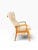 Beige Danish Modern High Wingback Recliner Attributed to Farstrup | Cream Bouclé With Headrest Pillow | Teak Frame For Sale - Image 8 of 15