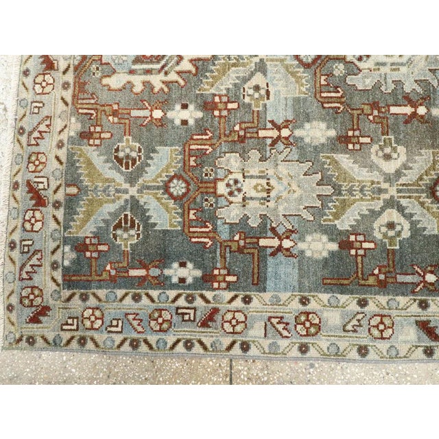 Textile Galerie Shabab Collection Mid-20th Century Persian Malayer Accent Rug For Sale - Image 7 of 8